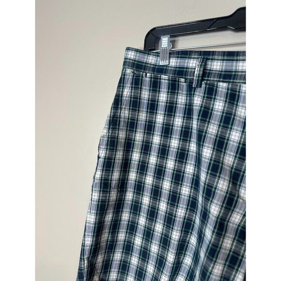 Polo Ralph Lauren Shorts Men's 36 Madras Blue Plaid Preppy Inseam 9" Academia - Picture 3 of 5